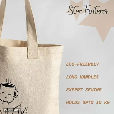 Buy Kotart - Coffee Lovers Graphic Printed Cotton Tote Bag - Reusable Cute Printed  Shopping / Grocery Bag - Multipurpose Canvas Shopping Tote Bag with Long  Handle - ( 15 x 16