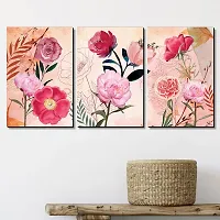 KOTART Modern Wall Art MDF Panel Painting for Wall Decoration - Wall Paintings for Living Room, Bedroom KOT425 (12 x 12 inch, Panel) Set of 2-thumb2