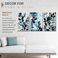 KOTART Modern Wall Art MDF Panel Painting for Wall Decoration - Wall Paintings for Living Room, Bedroom - Big Size Wall Painting KO_TP1(12 x 18 inch, Panel) Set of 3 (Art Deco, 0.02)-thumb3