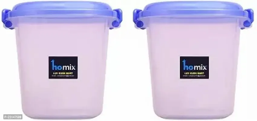 Useful Plastic Utility Container - 15 L ,Pack of 2, Blue-thumb0