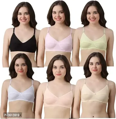 Women Trendy Bra Pack Of 6 (Wholesale)-thumb0