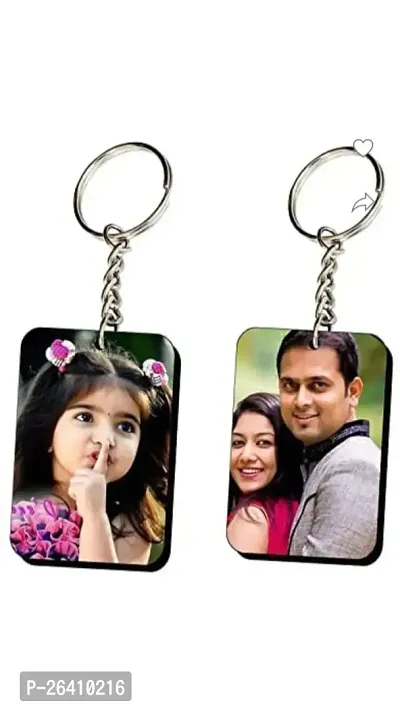 Double Sided Printing Printable Plastic Keychain