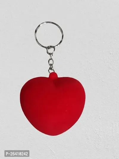 Soft Toy Heart Shape Key Chain