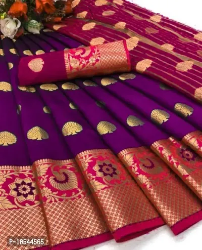 Banarasi lichi silk saree-thumb0