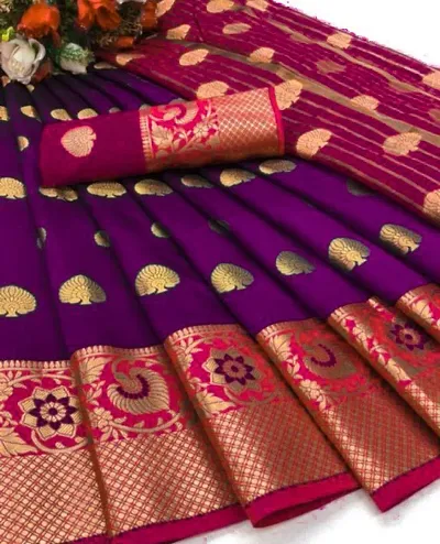 Banarasi lichi silk saree