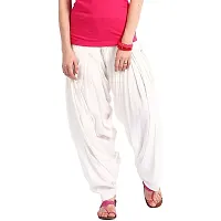 Women's Multicoloured Cotton Patiala Salwars (Combo Pack Of 3)-thumb2
