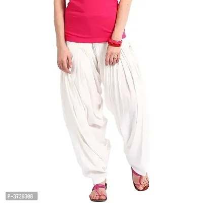 Women's Multicoloured Cotton Patiala Salwars (Combo Pack Of 3)-thumb3