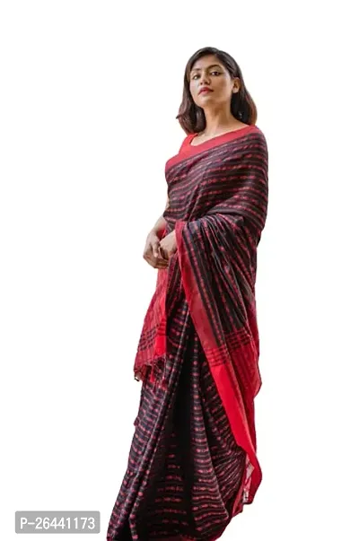 Stylish Cotton Saree with Blouse piece For Women