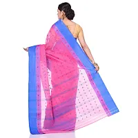 Stylish Cotton Saree with Blouse piece For Women-thumb1