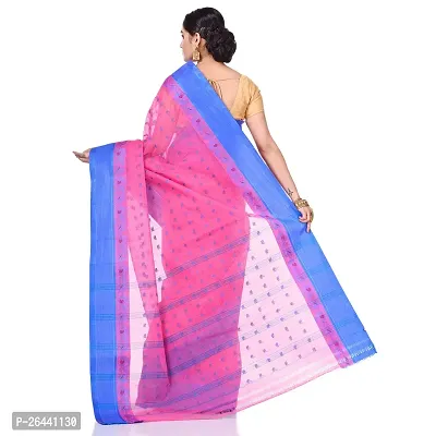 Stylish Cotton Saree with Blouse piece For Women-thumb2