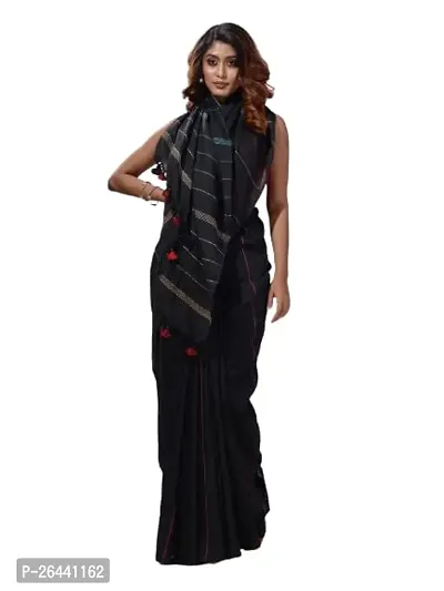 Stylish Cotton Saree with Blouse piece For Women