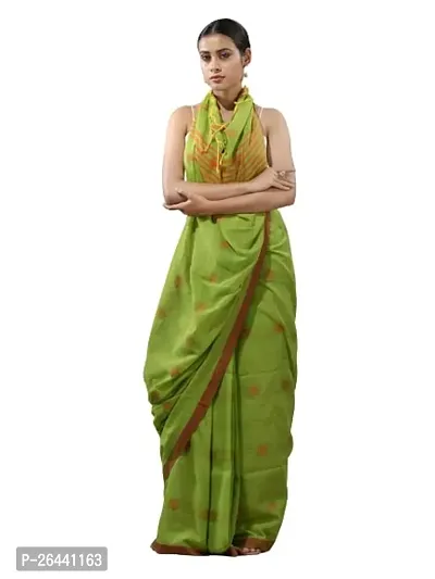 Stylish Cotton Saree with Blouse piece For Women