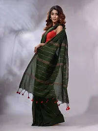 Stylish Cotton Saree with Blouse piece For Women-thumb1