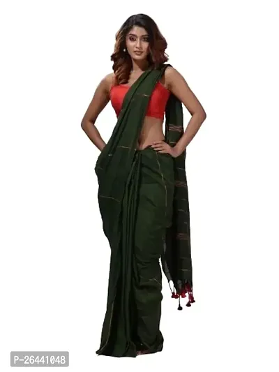 Stylish Cotton Saree with Blouse piece For Women