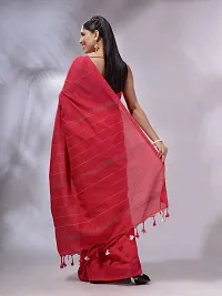 Stylish Cotton Saree with Blouse piece For Women-thumb3