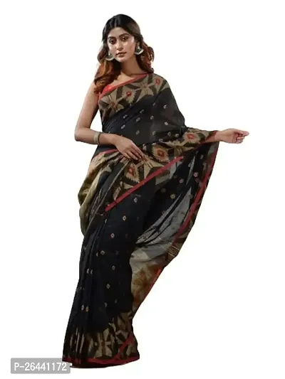 Stylish Cotton Saree with Blouse piece For Women