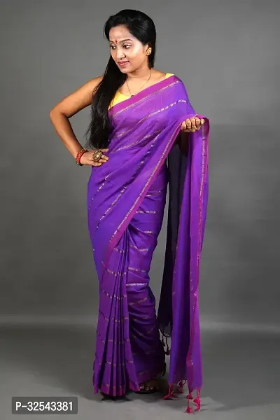 Stylish Cotton Saree with Blouse for Women