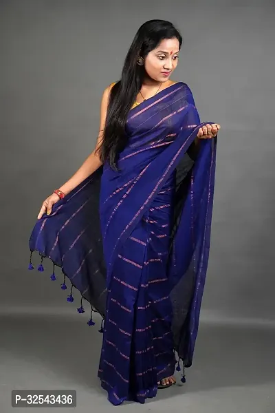 Stylish Cotton Saree with Blouse for Women