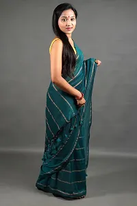 Stylish Cotton Saree with Blouse for Women-thumb1