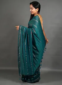 Stylish Cotton Saree with Blouse for Women-thumb2