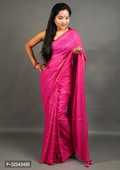 Stylish Cotton Saree with Blouse for Women