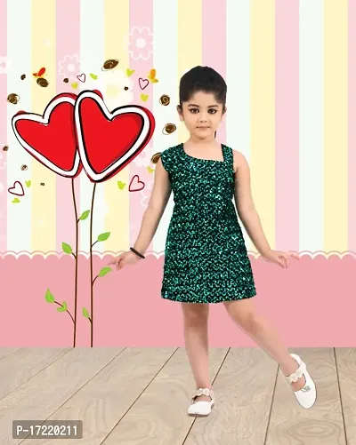 Green Tiki dress/Party Wear for kids-thumb0