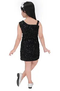 Black frock dress/party wear for girls-thumb1