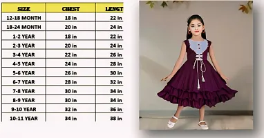 Agile Classy Girls Frock  Dress-thumb1