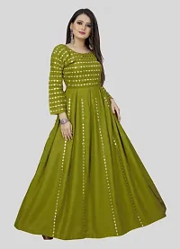 Beautiful Anarkali Rayon Maxi Dress-thumb1