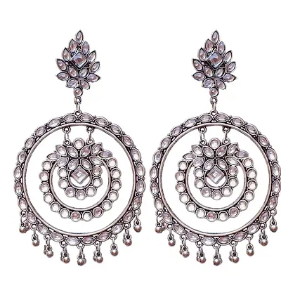 Latest Attractive Alloy Chandbali Earrings