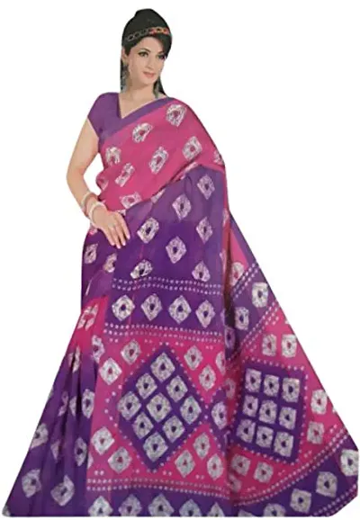 Women's Art Silk Saree with Blouse piece