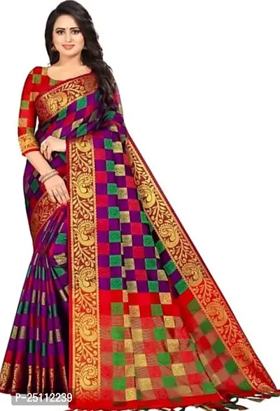 Stylish Fancy Designer Banarasi Silk Saree With Blouse Piece For Women