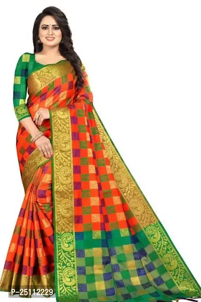 Stylish Fancy Designer Banarasi Silk Saree With Blouse Piece For Women