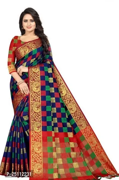 Stylish Fancy Designer Banarasi Silk Saree With Blouse Piece For Women