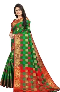 Stylish Fancy Designer Banarasi Silk Saree With Blouse Piece For Women-thumb1