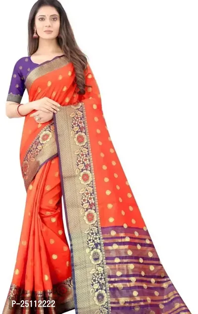 Stylish Fancy Designer Banarasi Silk Saree With Blouse Piece For Women