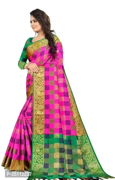 Stylish Fancy Designer Banarasi Silk Saree With Blouse Piece For Women