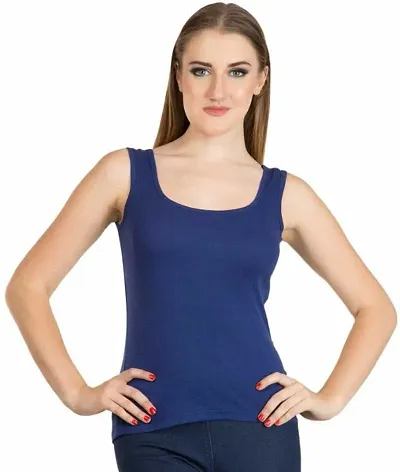 Solid  Camisoles/Tank Top - Wear With Jacket & Jeans