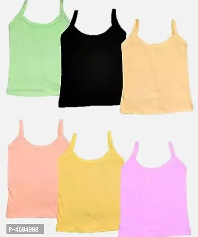 Camisole For Girls  (Multi-colour, Pack of 3)-thumb0