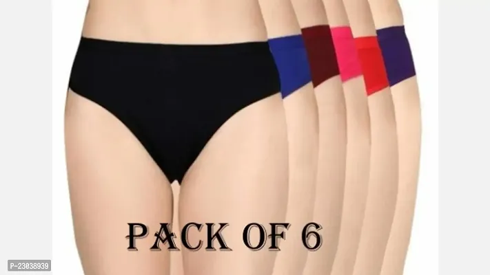 Women Hipster Multicolor Panty (Pack of 6)-thumb0