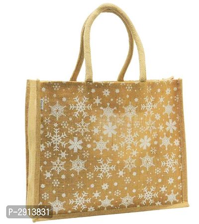 Eco-Friendly Jute Shopping Bags With Zipper-thumb0