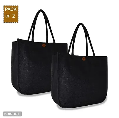 Designer Tote Bags With Loop Closure Pack of 2