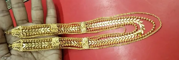 Gold Plated Maharashtrian Kolhapuri Necklace-thumb0