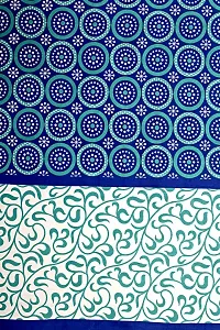 Ashnit 199 TC Cotton Double Jaipuri Printed Flat Bedsheetnbsp;nbsp;Pack of 1 Blue-thumb1