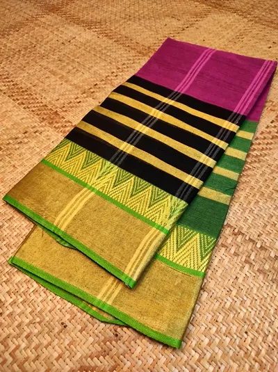 Alluring Cotton Saree without Blouse piece 