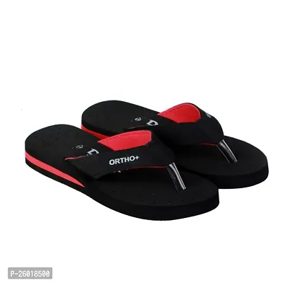 Elegant Black EVA Room Slippers Flip Flops For Women-thumb0