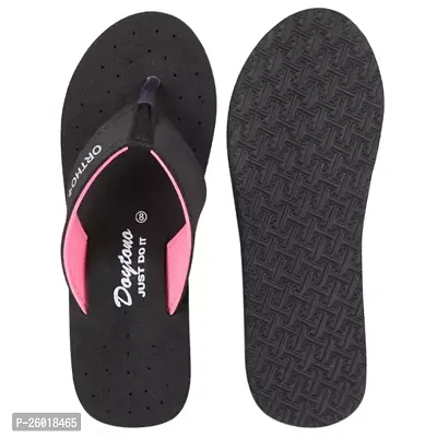 Elegant Pink EVA Room Slippers Flip Flops For Women-thumb0