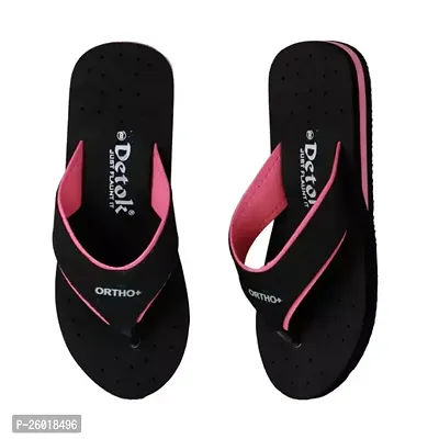 Elegant Pink EVA Room Slippers Flip Flops For Women-thumb0