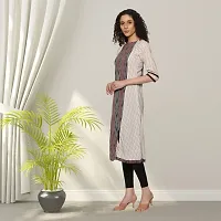 Beautiful Cotton Red Ikat Kurta For Women-thumb2