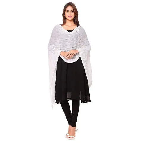 Stylish Cotton Solid Dupatta for Women